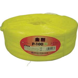 司化成工業 手結束用PP縄(ツカサテープ)P-100Y 黄 FC953FX-3982076-イメージ1
