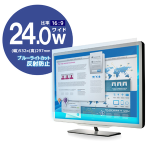 エレコム 液晶保護フィルム(24インチ) EF-FL24WBL-イメージ2