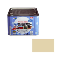 アサヒペン 水性多用途カラー 5L ティントベージュ FC631PM