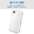 エレコム iPhone 17e/16e用 Grippy ハイブリッドケース オールクリア メタルステッカー付 クリア PM-A26SGRPACR-イメージ3