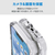 エレコム iPhone 17e/16e用 Grippy ハイブリッドケース オールクリア メタルステッカー付 クリア PM-A26SGRPACR-イメージ5