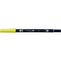 トンボ鉛筆 デュアルブラッシュペン ABT Pale Yellow F039923-AB-T062
