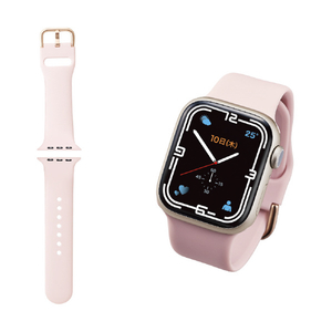エレコム Apple Watch用シリコンバンド ニュアンスカラー(41/40/38mm) ピンク AW-41BDSCGPN-イメージ2