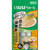いなばペットフード ちゅ～る 総合栄養食 とりささみ チーズ入り 14g×4本 ﾁﾕ-ﾙｴｲﾖｳｼﾖｸﾄﾘｻｻﾐﾁ-ｽﾞ14GX4