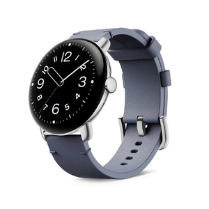 Google Google Pixel Watch 4(45 mm)クラフトレザーバンド  Lサイズ Moonstone / Brushed Silver ステンレススチール ラグ GA10036-WW-イメージ2