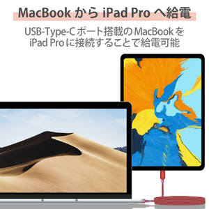エレコム USB2．0ケーブル(C-C、USB PD対応、耐久仕様) 1．0m レッド MPA-CCPS10PNRD-イメージ8