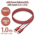 エレコム USB2．0ケーブル(C-C、USB PD対応、耐久仕様) 1．0m レッド MPA-CCPS10PNRD-イメージ3