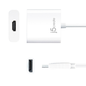 j5 create DisplayPort to HDMIアダプター ホワイト JDA154-イメージ3