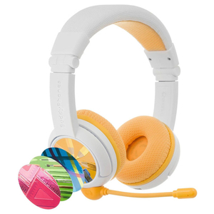 Onanoff 子供用ヘッドホン BuddyPhones School+Wireless イエロー BT-BP-SCHOOLP-YELLOW-イメージ1