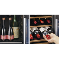 さくら製作所 GX22SM525-RH-B 【右開き】ワインセラー(22本収納) 氷温R