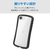 エレコム iPhone 17e/16e用 Grippy ハイブリッドケース フレームカラー メタルステッカー付 ブラック PM-A26SGRPFCBK-イメージ3