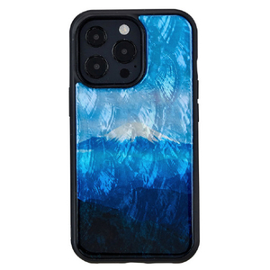 ikins iPhone 13 Pro用天然貝ケース 名所シリーズ 富士山 I21061I13P-イメージ1