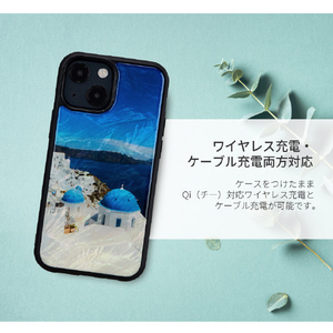 ikins iPhone 13 Pro用天然貝ケース 名所シリーズ 富士山 I21061I13P-イメージ7
