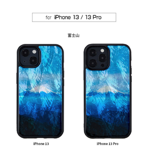 ikins iPhone 13 Pro用天然貝ケース 名所シリーズ 富士山 I21061I13P-イメージ8