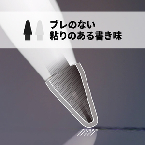 ifeli Apple Pencil用一体型TPUカバー付きチップ(4個入り) ホワイト IF00061-イメージ6
