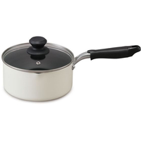 アイリスオーヤマ ダイヤモンドコート 片手なべ18cm ホワイト FCE244Y-DIS-P18