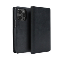 ABBI SIGNATURE iPhone 14 Pro用MARGOTイタリアンレザーダイアリーケース ブラック ABS24062I14PBK