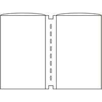 えいむ ピンホールメニューブック専用ビニール GBB-A4 10枚 FC256LX-8132810