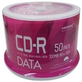 HI DISC データ用CD-R 700MB 2-52倍速対応 インクジェットプリンタ対応 50枚入り Vivid VVDCR80GP50