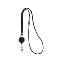 ソニック リール式吊下げひも スタンダード バラ 黒 FCG301Y-NF-958-D