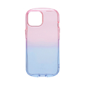 Hamee iPhone 15用TPUケース iFace Look in Clear Lolly ピーチ/サファイア 41-960622