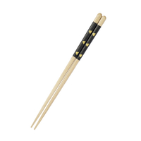 藤栄 ほんとうにすべらないお箸HSRー108 ちどり柄 BK ｽﾍﾞﾗﾅｲｵﾊｼHSR108ﾁﾄﾞﾘｴBK