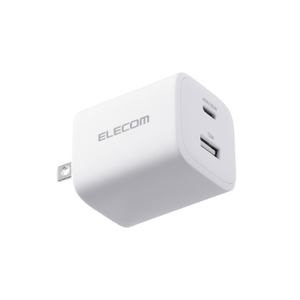 エレコム USB Power Delivery 45W AC充電器(C×1+A×1) ホワイト MPA-AC11045WH-イメージ2