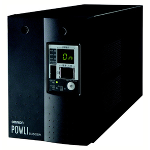 オムロン 無停電電源装置 5年無償保証/常時インバータ/500VA/350W/据置型 BU50SWG5N-イメージ1