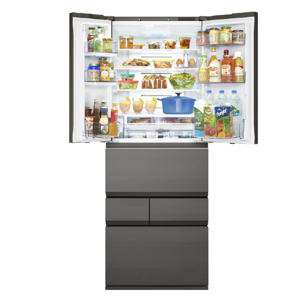 東芝 550L 6ドア冷蔵庫 VEGETA フロストグレージュ GR-W550FZS(TH) 550L