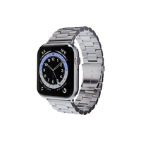 miak Apple Watch 49/45/44/42mm用METAL BAND シルバー SFBMA-W4244SL