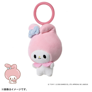 タカラトミー ぷにコミュ ぷにぬいキーチェーン マイメロディ メロディのぷにるんず ﾌﾟﾆｺﾐﾕﾌﾟﾆﾇｲｷ-ﾁｴ-ﾝﾏｲﾒﾛﾃﾞｲ-イメージ2