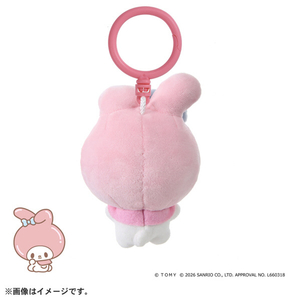 タカラトミー ぷにコミュ ぷにぬいキーチェーン マイメロディ メロディのぷにるんず ﾌﾟﾆｺﾐﾕﾌﾟﾆﾇｲｷ-ﾁｴ-ﾝﾏｲﾒﾛﾃﾞｲ-イメージ3