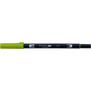 トンボ鉛筆 デュアルブラッシュペン ABT Green Ochre F039924-AB-T076-イメージ1