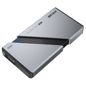 バッファロー 外付けSSD(1TB) シルバー SSD-PE1.0U4-SA-イメージ1
