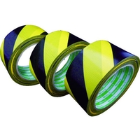 日東エルマテリアル 日東エルマテ/プリント養生テープ P-YB 50mm×25m 黄／黒 FC855GH-1145956
