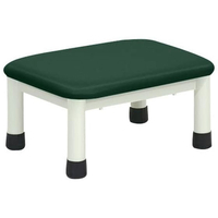 高田ベッド 足踏み台(ミニステップ)ビニルレザーメディグリーン 30cm FCG340E-23-2769-0115