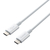 エレコム USB2．0ケーブル(C-C、USB PD対応、耐久仕様) 1．0m シルバー MPA-CCPS10PNSV-イメージ1