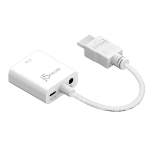 j5 create HDMI to VGA変換アダプター ホワイト JDA213J-イメージ2