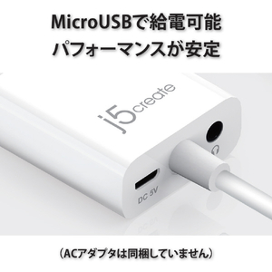 j5 create HDMI to VGA変換アダプター ホワイト JDA213J-イメージ6