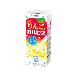 エルビー りんご&カルピス (LL) 紙パックスリム 250mL FCE478A-イメージ1