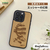 Man & Wood iPhone 16用MagSafe対応天然木ケース エッシャーの幻影 I27063I16-イメージ2