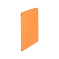 プラス フラットファイル 樹脂とじ具 A4-S オレンジ 3冊 FCF471T-NO.023NP/78-360