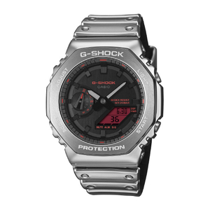 カシオ G-SHOCK シルバー/レッド GM-2100YRA-8AJF-イメージ1
