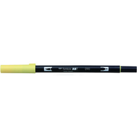 トンボ鉛筆 デュアルブラッシュペン ABT Baby Yellow F039927-AB-T090