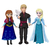 マテル JJP89 アナと雪の女王 メインキャラクターセット(ミニドール) ｱﾅﾕｷﾒｲﾝｷﾔﾗｸﾀ-ｾﾂﾄﾐﾆﾄﾞ-ﾙ-イメージ5