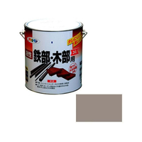 アサヒペン 油性鉄部木部用EX 3L ライトグレー FC649NV