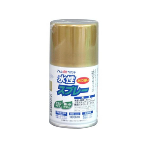 アトムサポート アトムペイント/水性スプレー 100mL ゴールド FC629SM-イメージ1