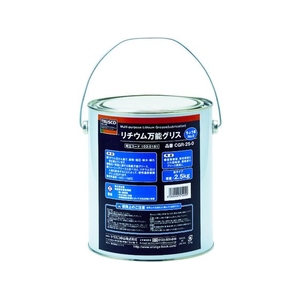 トラスコ中山 リチウム万能グリス #0 2.5kg No.02.5kg-2.87缶 FC296EJ-1030181-イメージ1