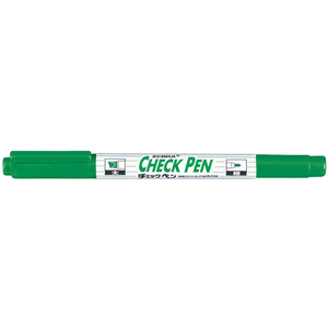 ゼブラ チェックペン 緑 F869115-MW-151-CK-G-イメージ1