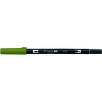 トンボ鉛筆 デュアルブラッシュペン ABT Avocado F039934-AB-T098